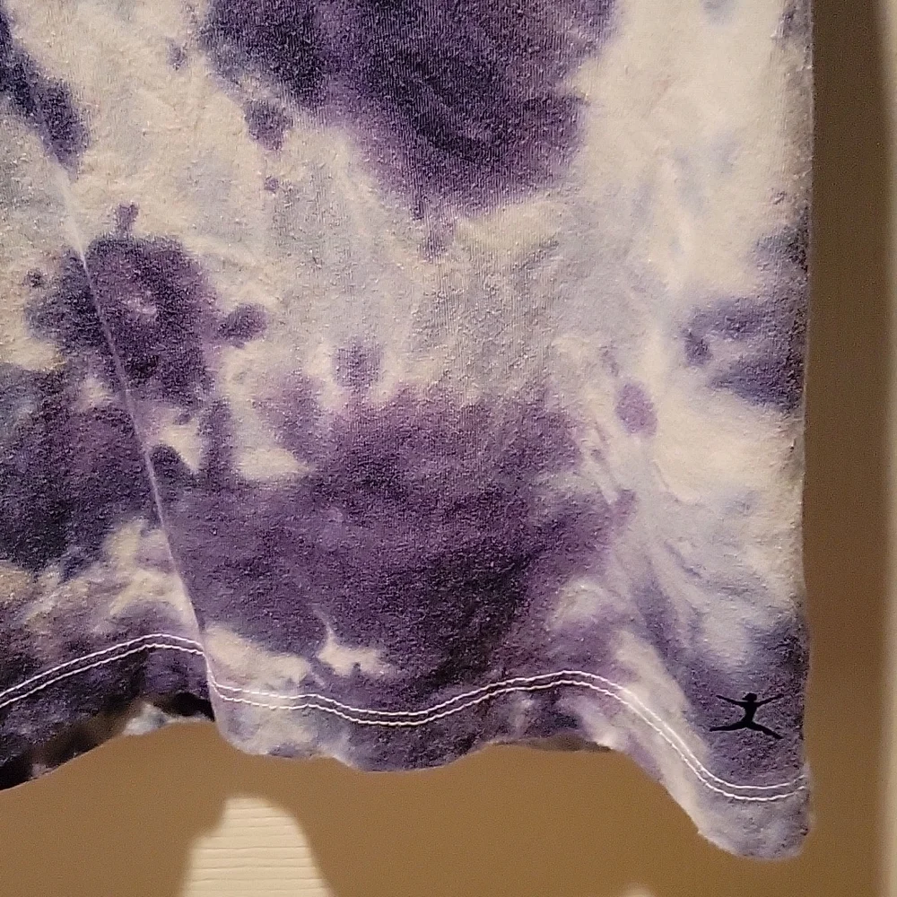 Danskin Blue Tie Dye Tee Size L